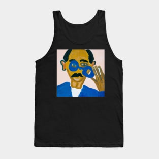 Man with blue glasses Tank Top